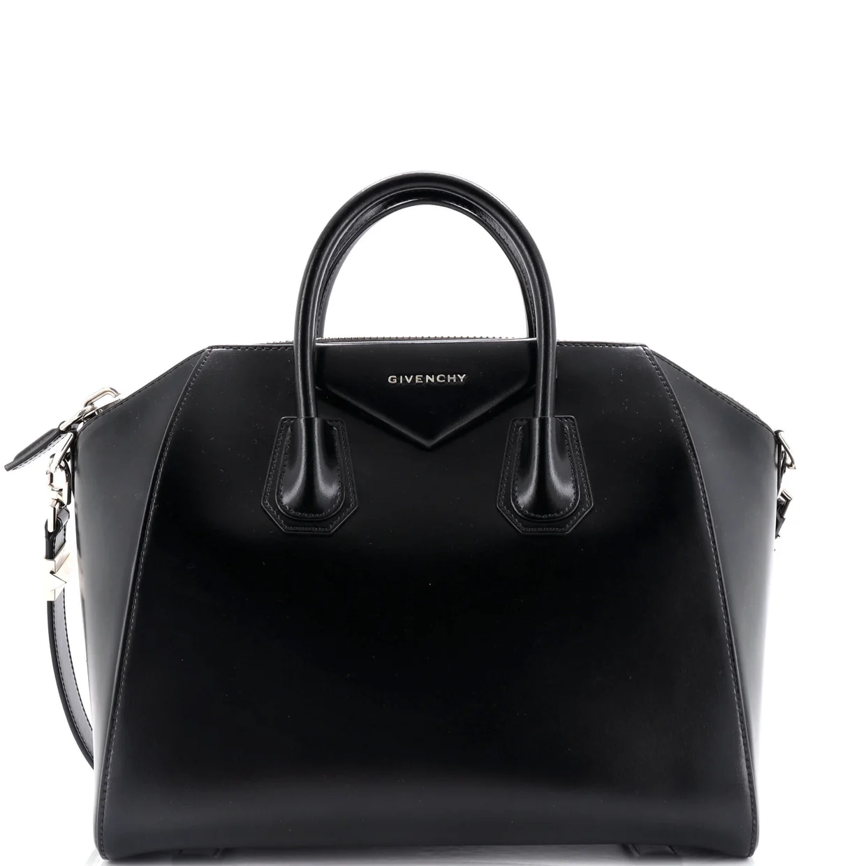 Antigona Bag Glazed Leather Medium - Deep Luxury