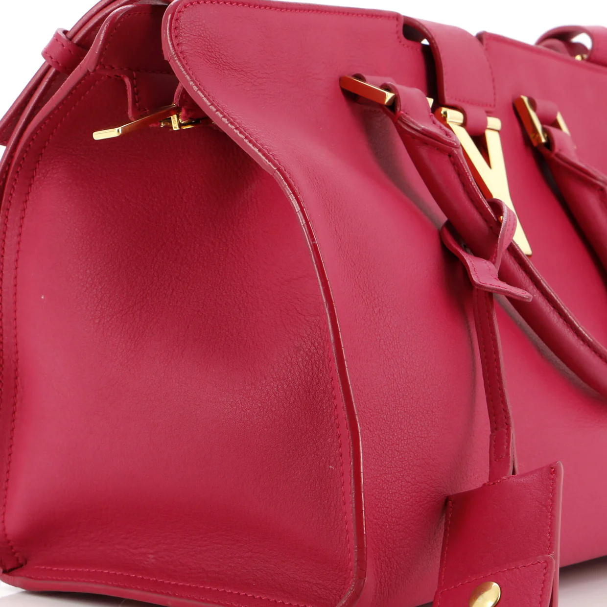 Classic Y Cabas Leather Small - Deep Luxury