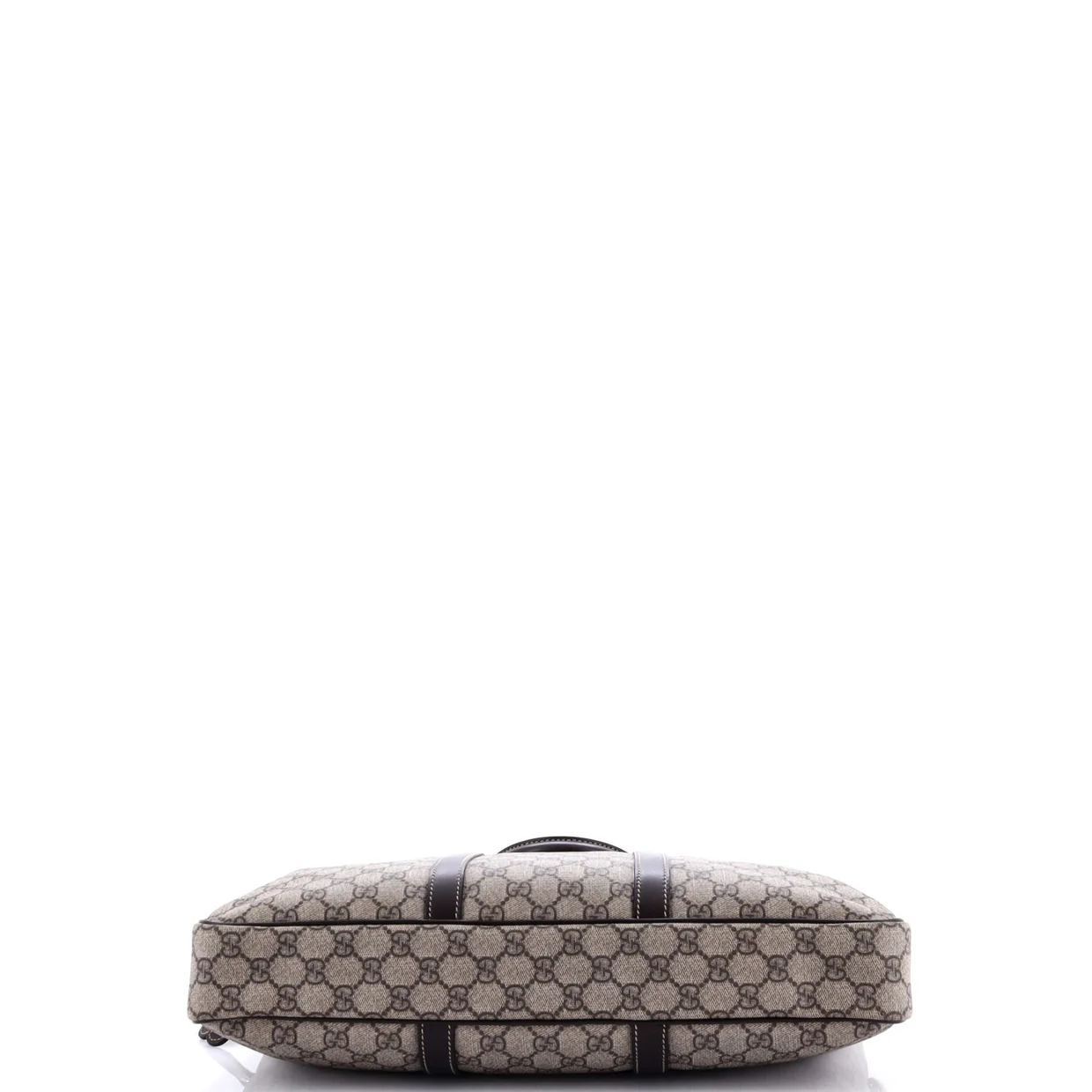 Convertible Briefcase GG Coated Canvas with Leather Large - Deep Luxury