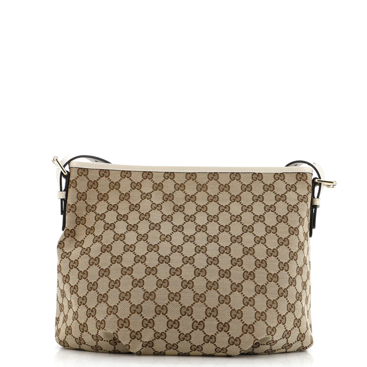 Front Zip Messenger GG Canvas Medium - Deep Luxury