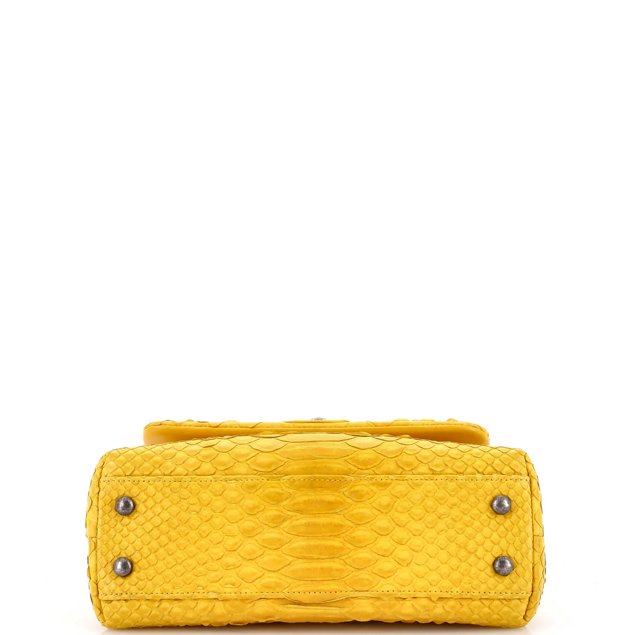 Coco Top Handle Bag Python Mini - Deep Luxury