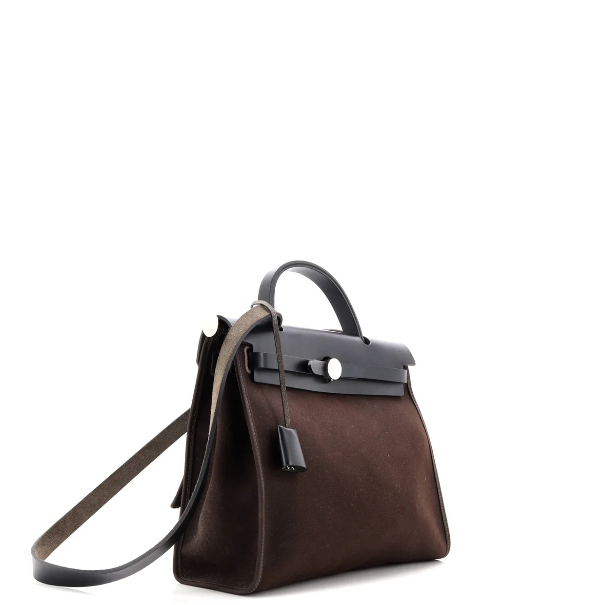 Herbag Zip Leather and Toile 31 - Deep Luxury