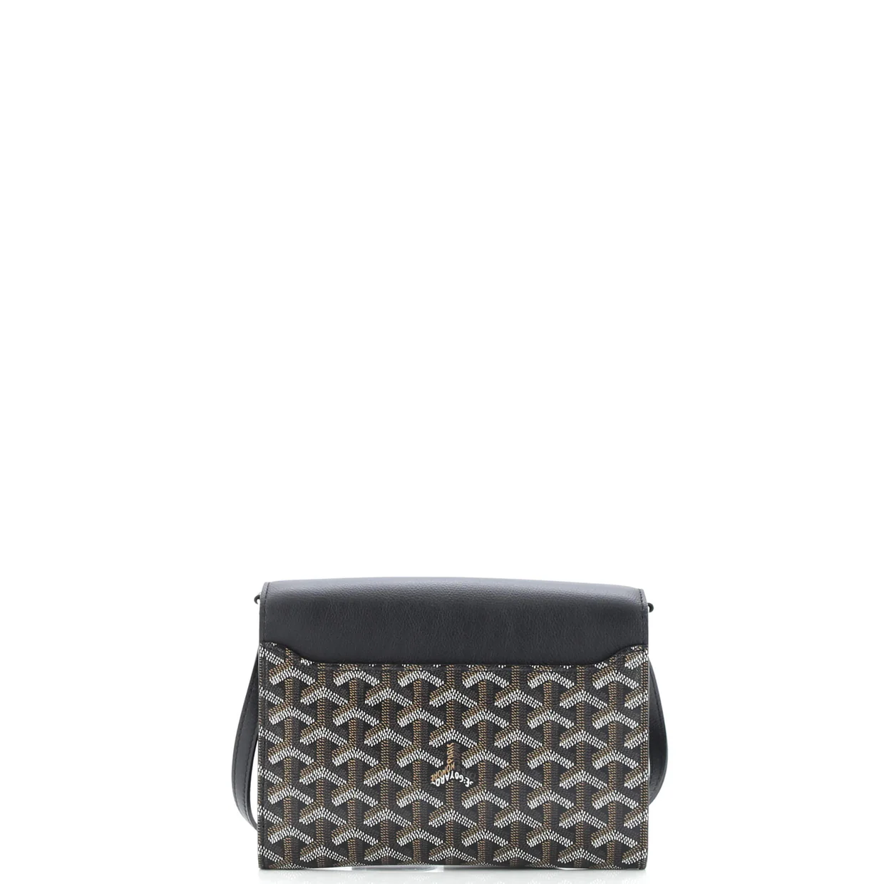 Chypre Wallet on Strap Coated Canvas with Leather - Deep Luxury
