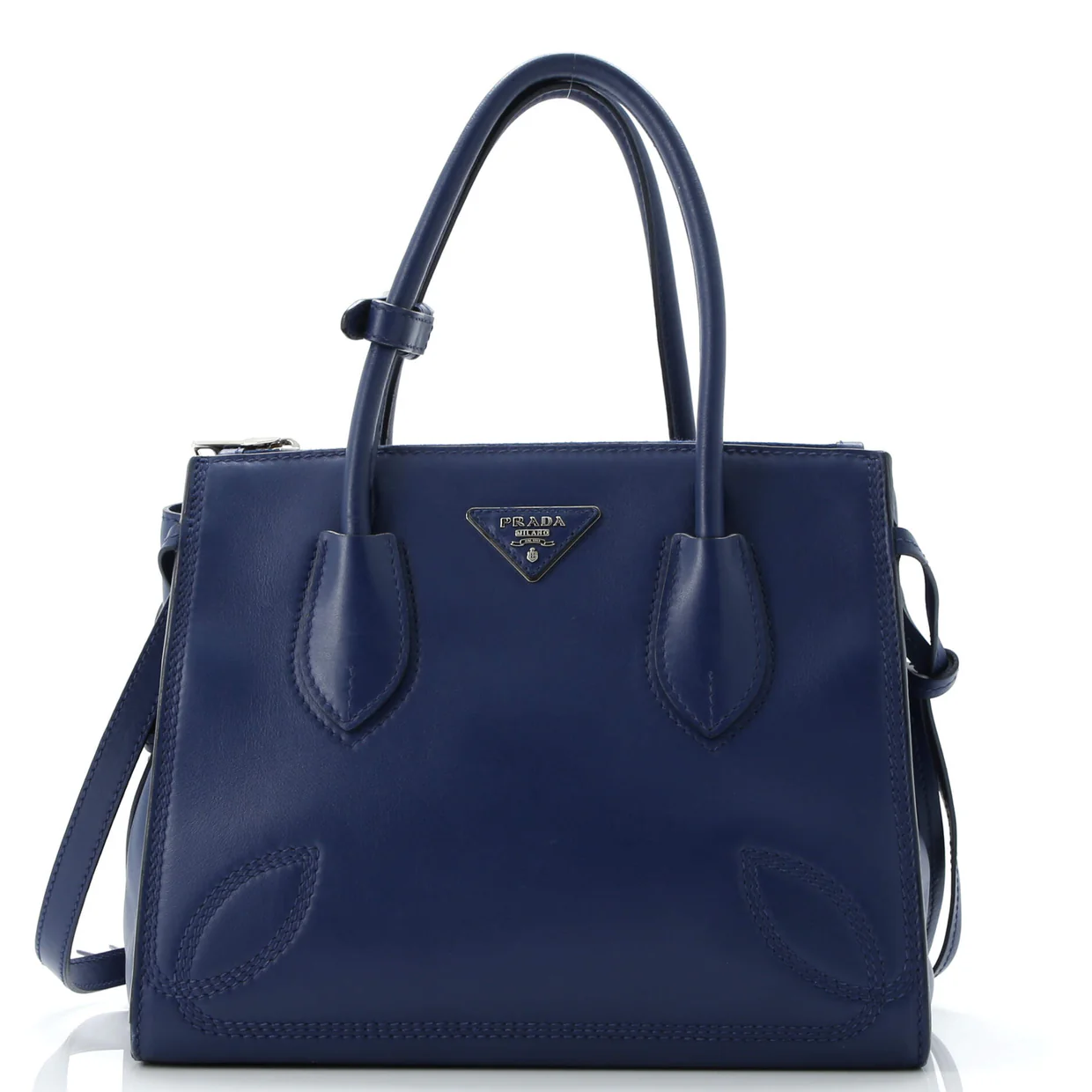 Tassel Twin Pocket Tote City Calf Small - Deep Luxury