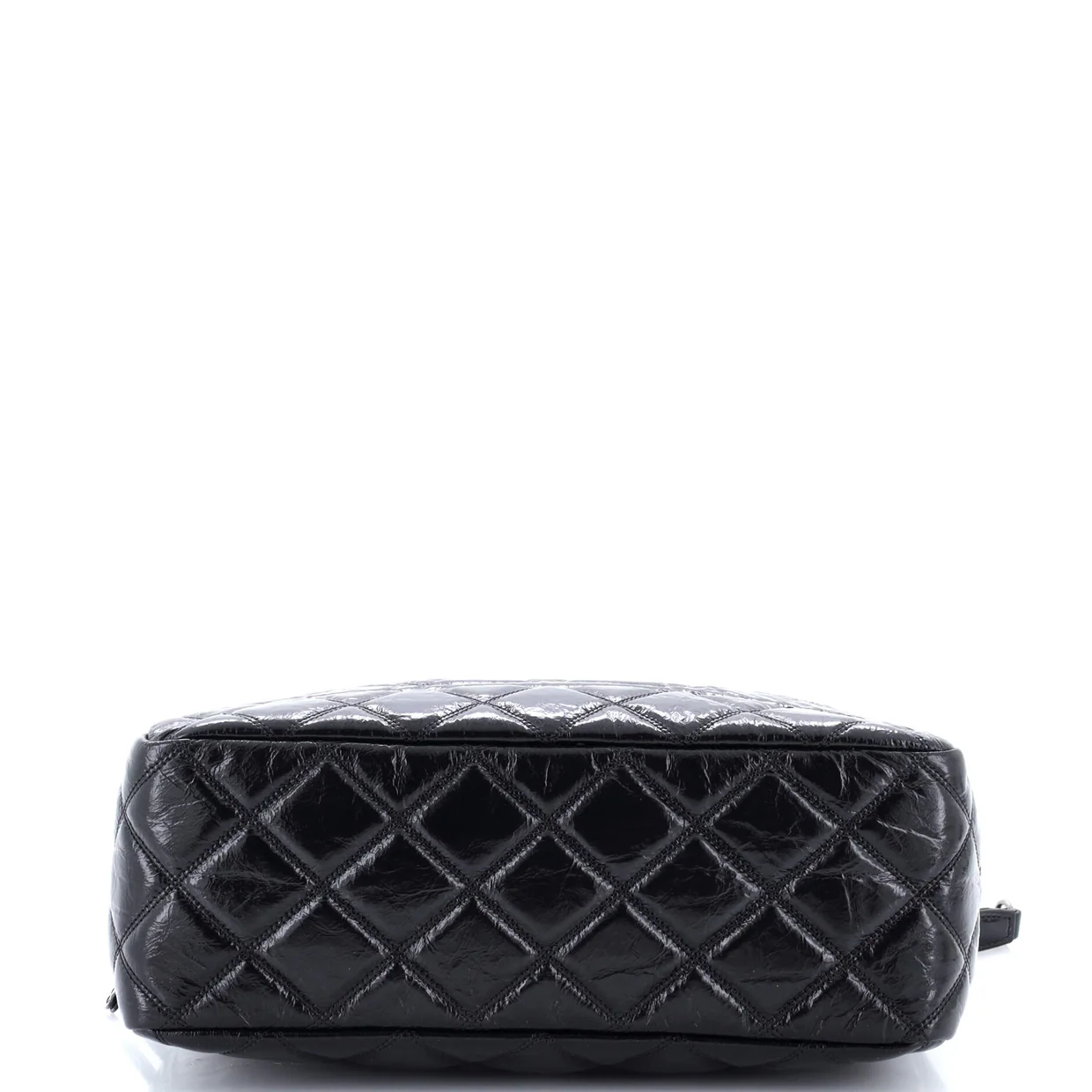 Timeless CC Camera Bag Quilted Shiny Aged Calfskin Medium - Deep Luxury