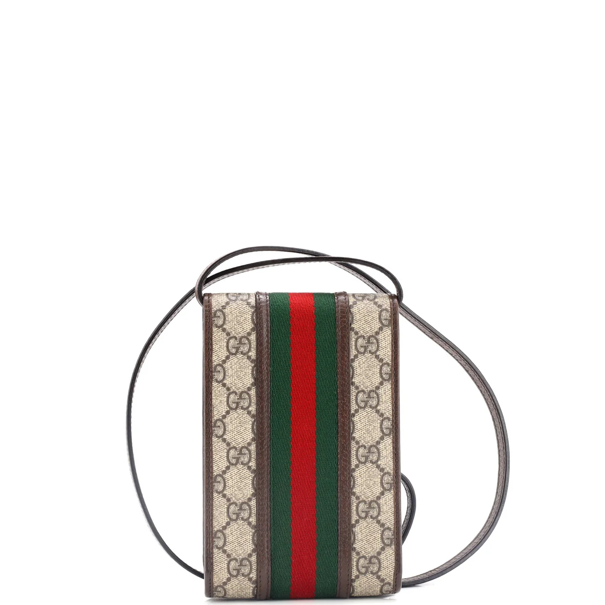 Ophidia Vertical Flap Crossbody Bag GG Coated Canvas Mini - Deep Luxury