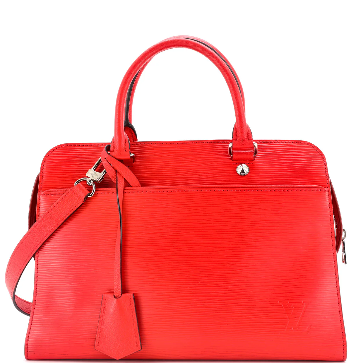 Vaneau Handbag Epi Leather MM - Deep Luxury