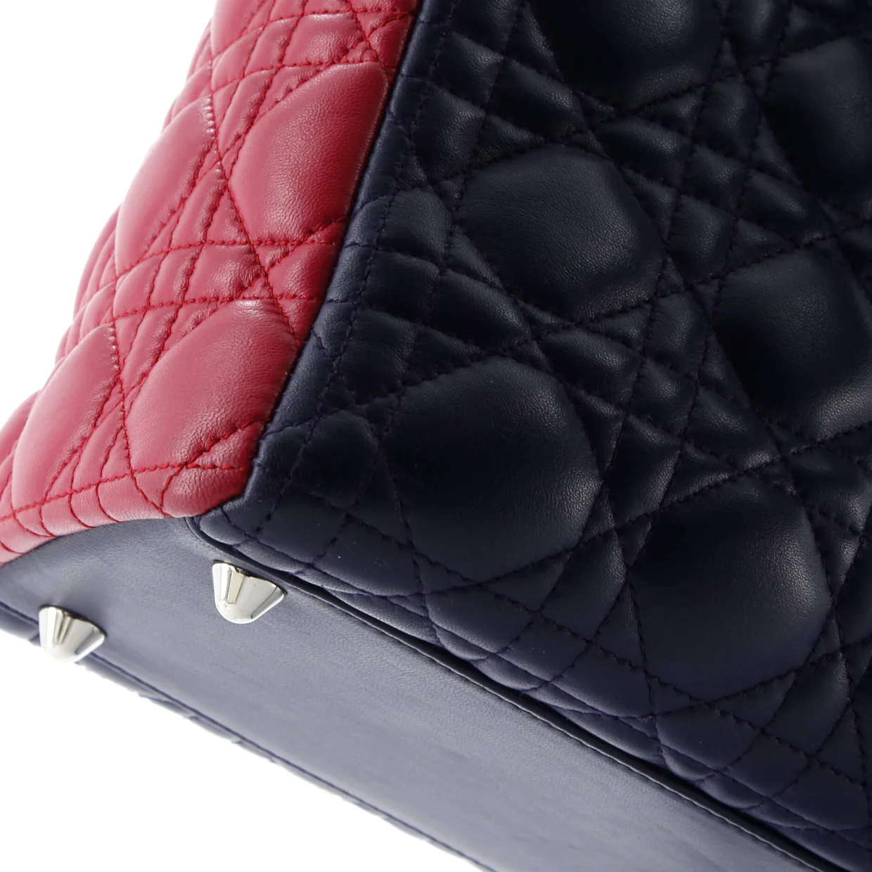 Lady Dior Bag Cannage Quilt Lambskin Large - Deep Luxury