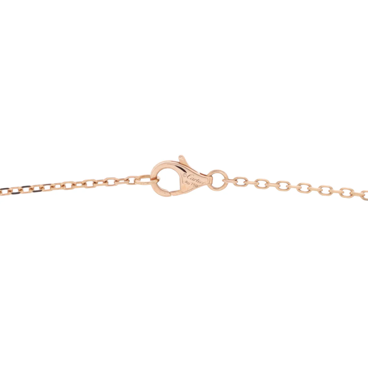 Love Interlocking Pave Necklace 18K Rose Gold and Diamonds - Deep Luxury