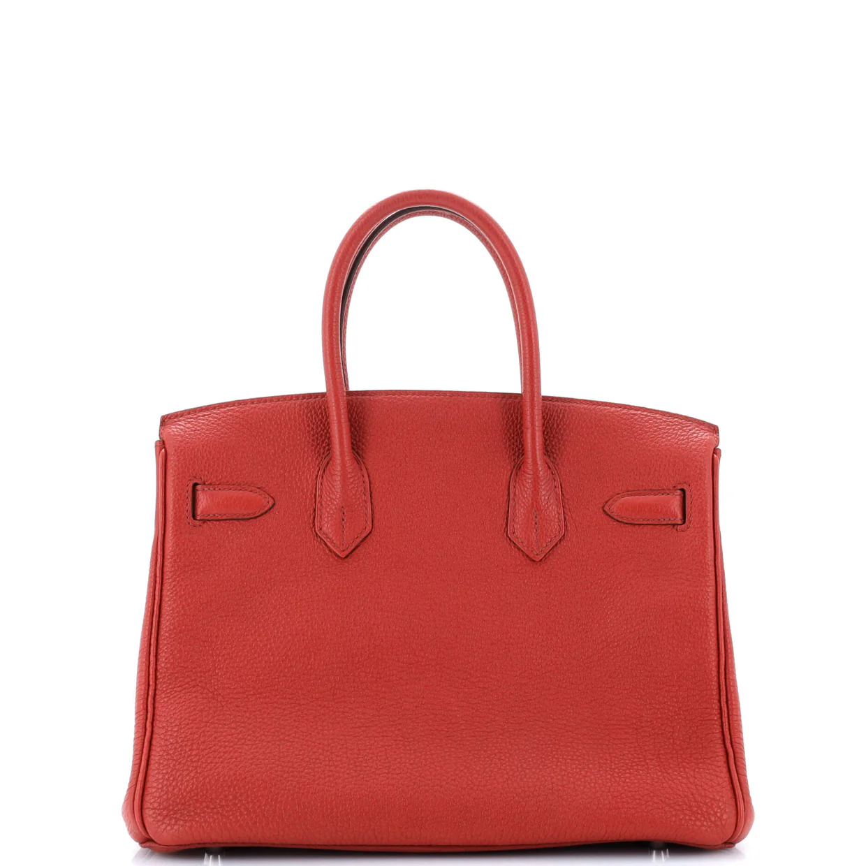 Birkin Handbag Rouge Garance Togo with Palladium Hardware 30 - Deep Luxury