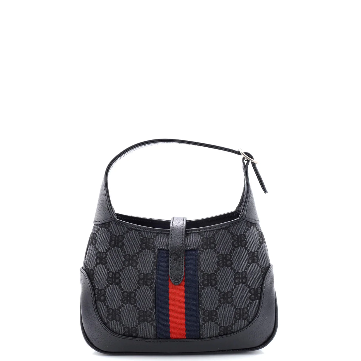 x Gucci The Hacker Project Jackie 1961 Hobo BB Canvas Mini - Deep Luxury