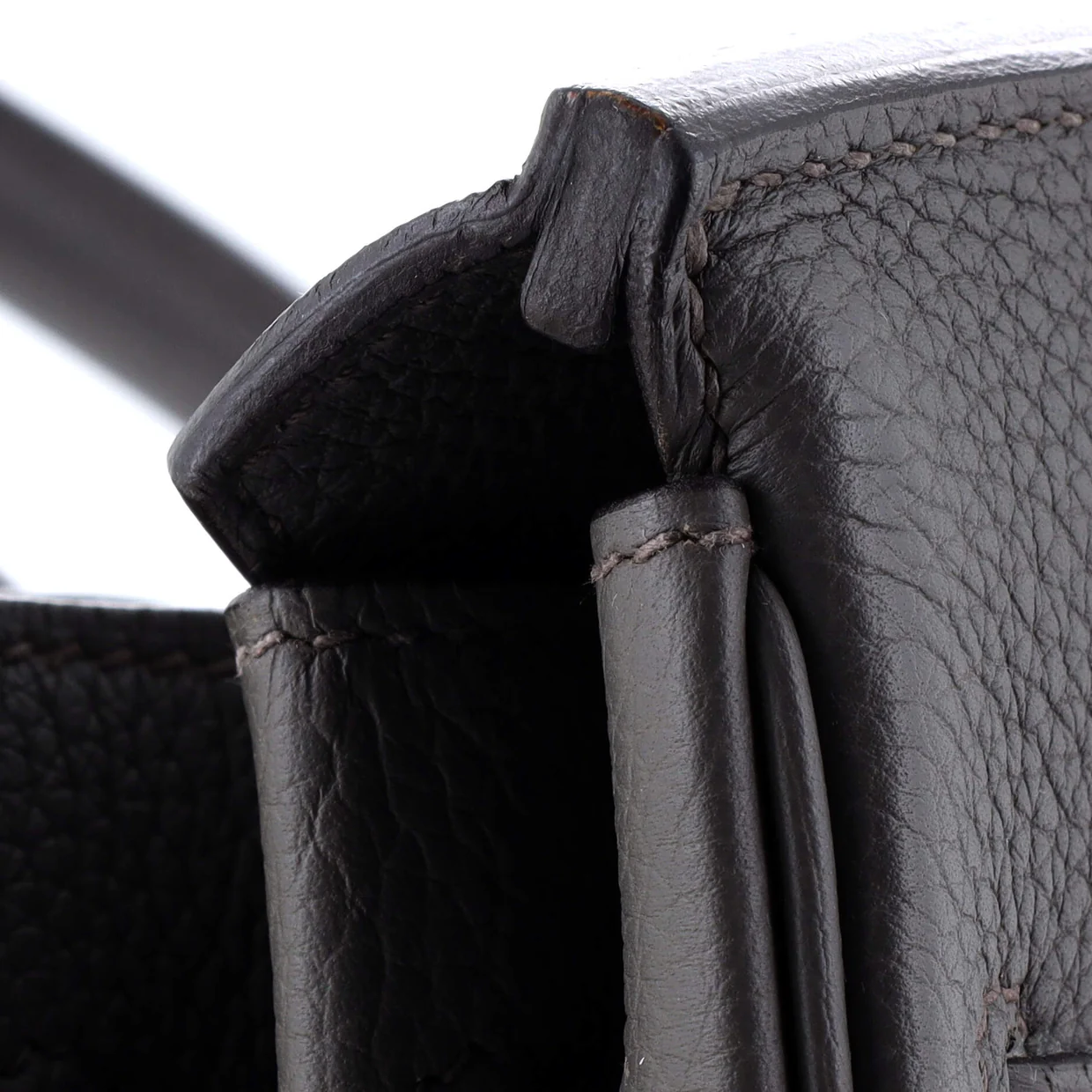 Birkin Handbag Grey Togo with Palladium Hardware 30 - Deep Luxury