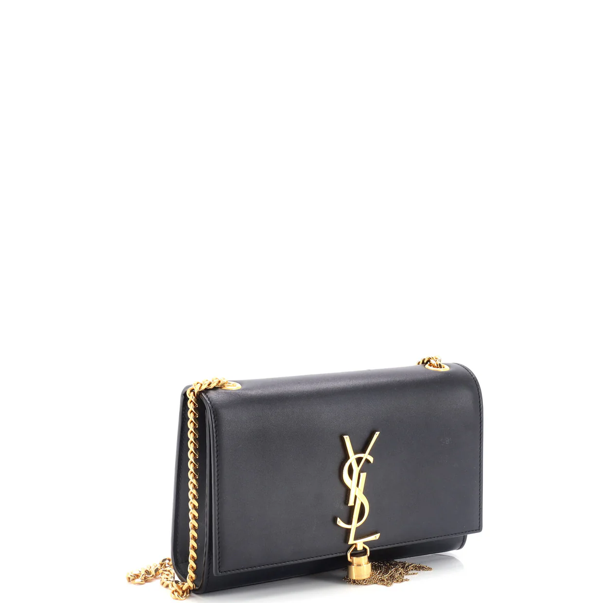 Classic Monogram Tassel Crossbody Bag Leather Small - Deep Luxury