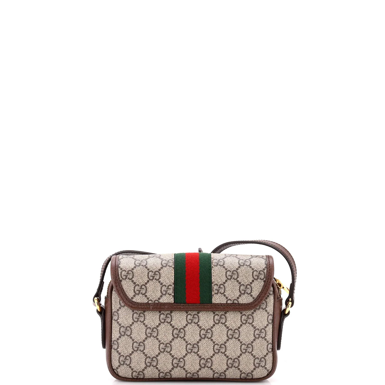 Ophidia Flap Shoulder Bag GG Coated Canvas Mini - Deep Luxury