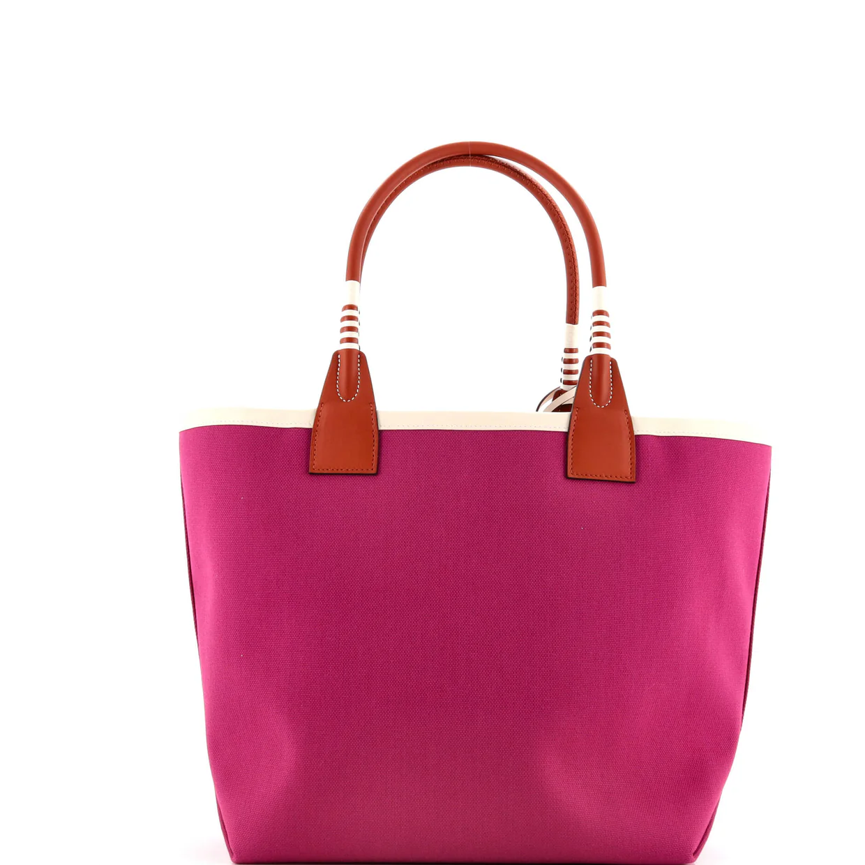 Sac Steeple Tote Toile with Leather 28 - Deep Luxury