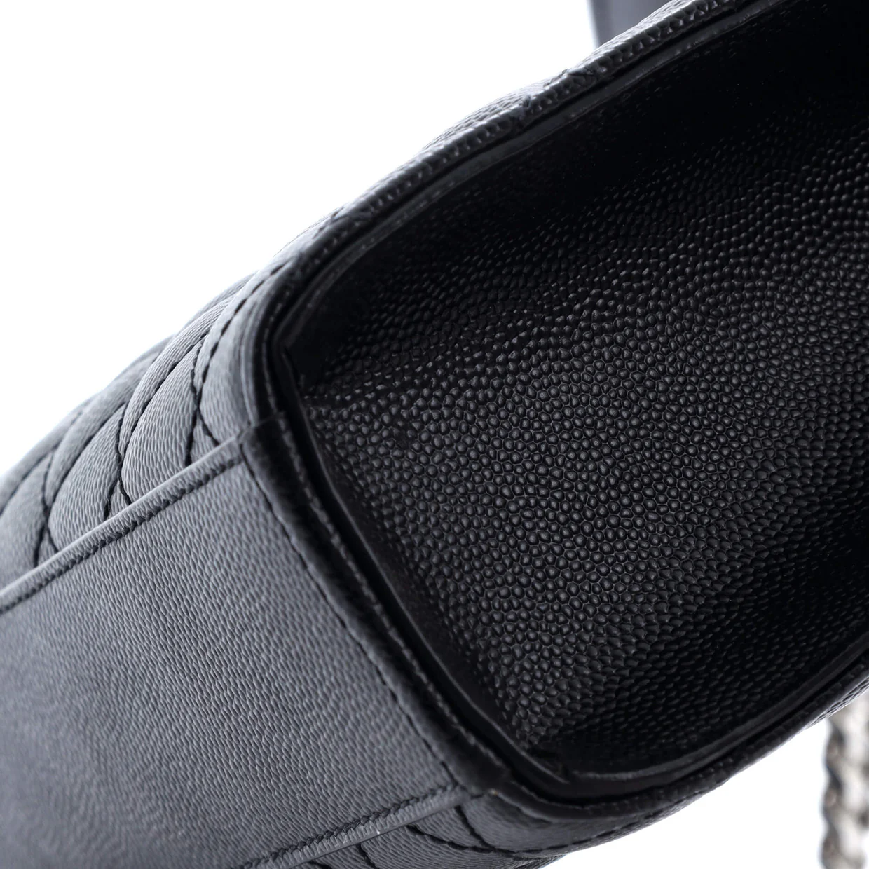 Classic Monogram Envelope Satchel Mixed Matelasse Leather Medium - Deep Luxury