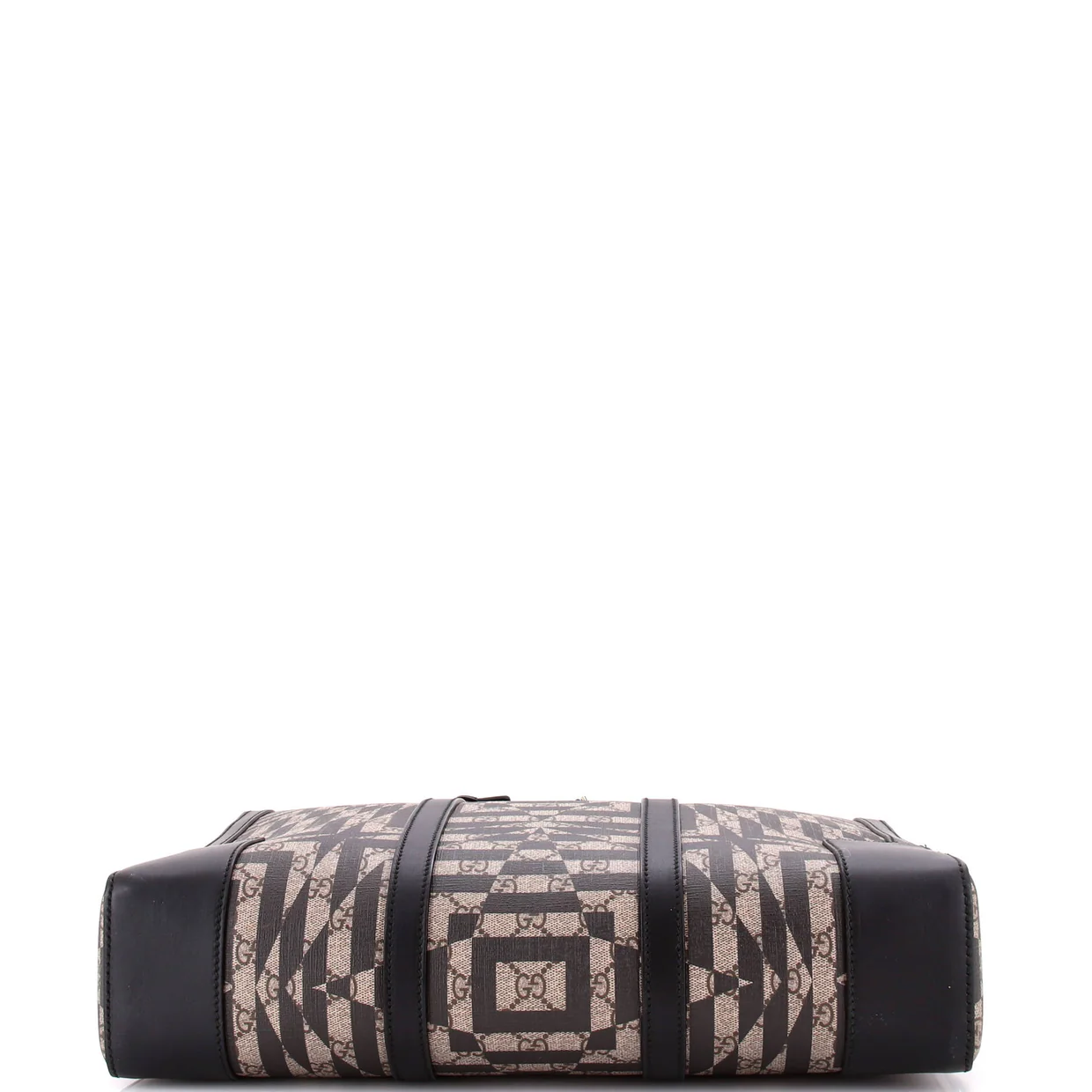 Eden Briefcase Caleido GG Coated Canvas Large - Deep Luxury