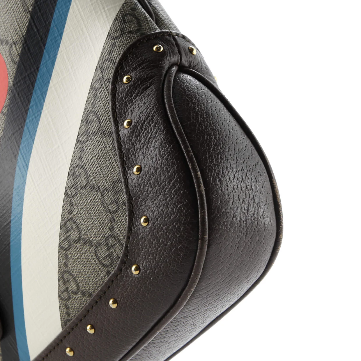 Jackie 1961 Hobo Studded Printed GG Coated Canvas Small - Deep Luxury