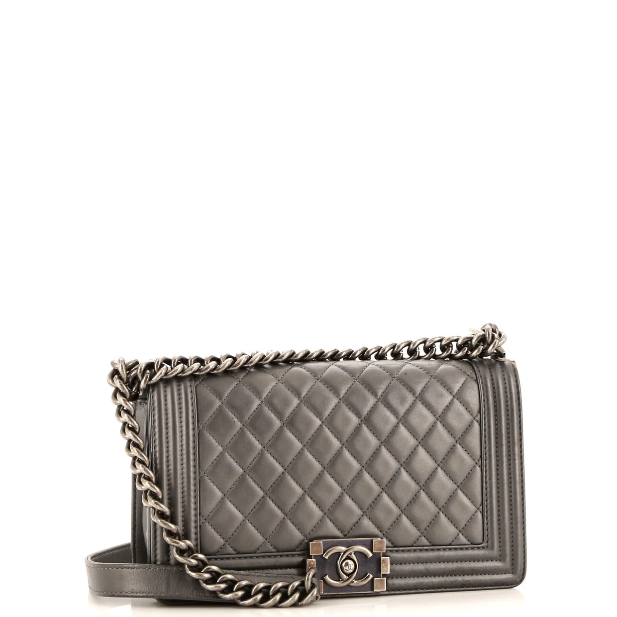 Boy Flap Bag Quilted Lambskin Old Medium - Deep Luxury