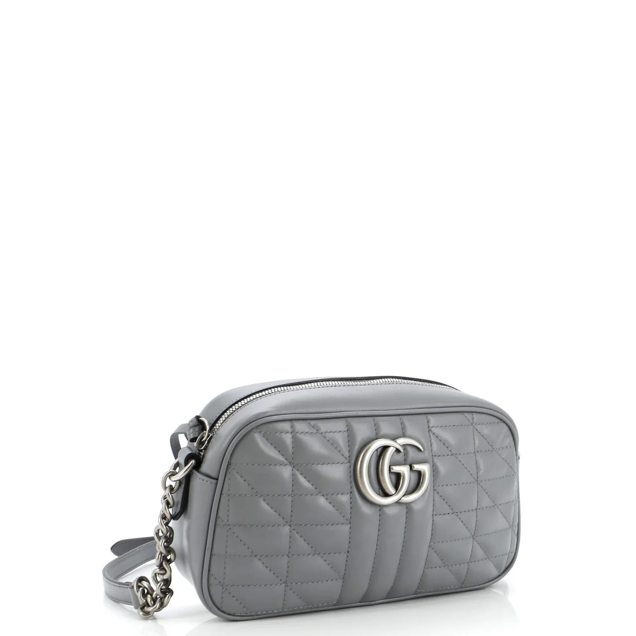 GG Marmont Shoulder Bag Mixed Matelasse Leather Small - Deep Luxury