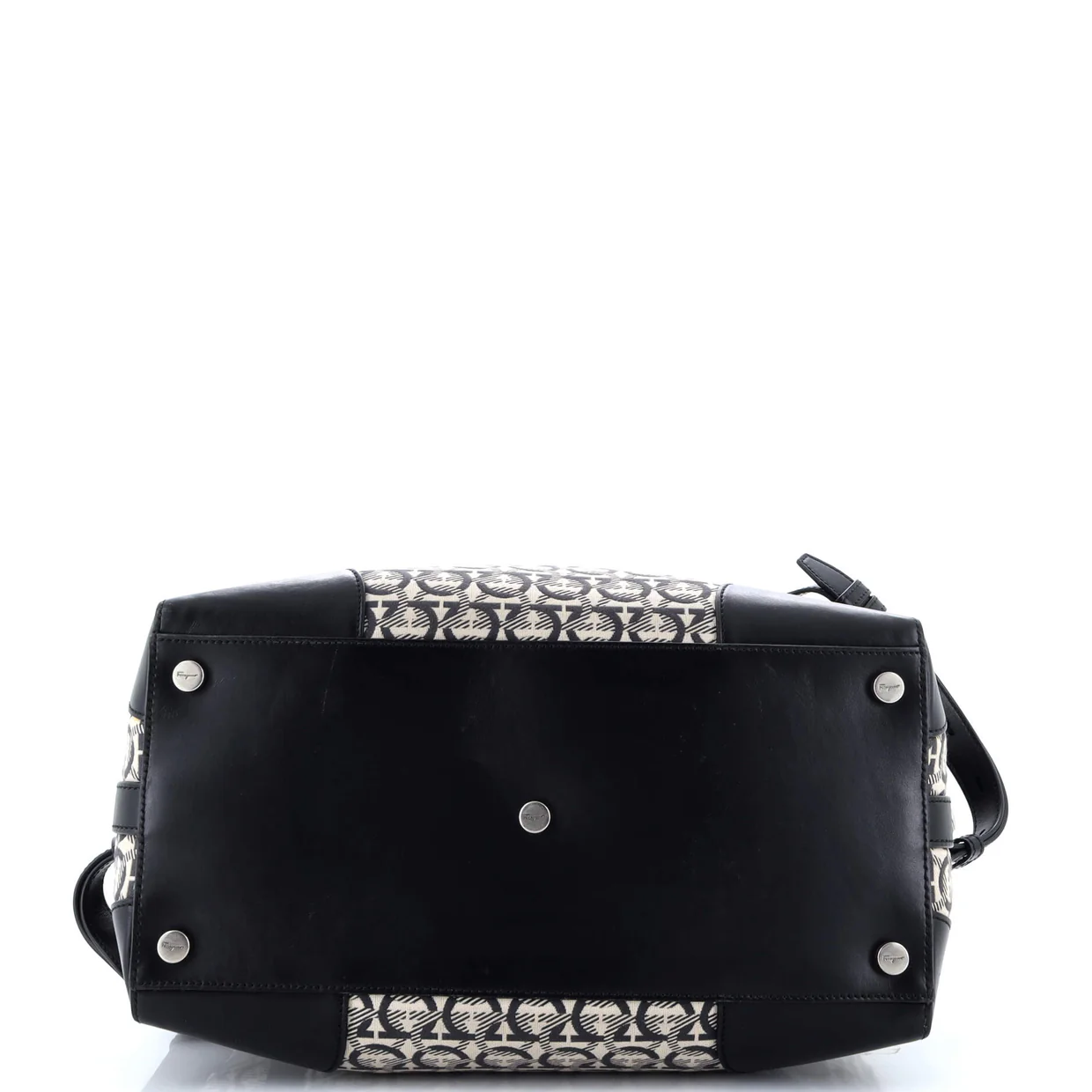 Soft Duffle Bag Printed Canvas with Leather - Deep Luxury