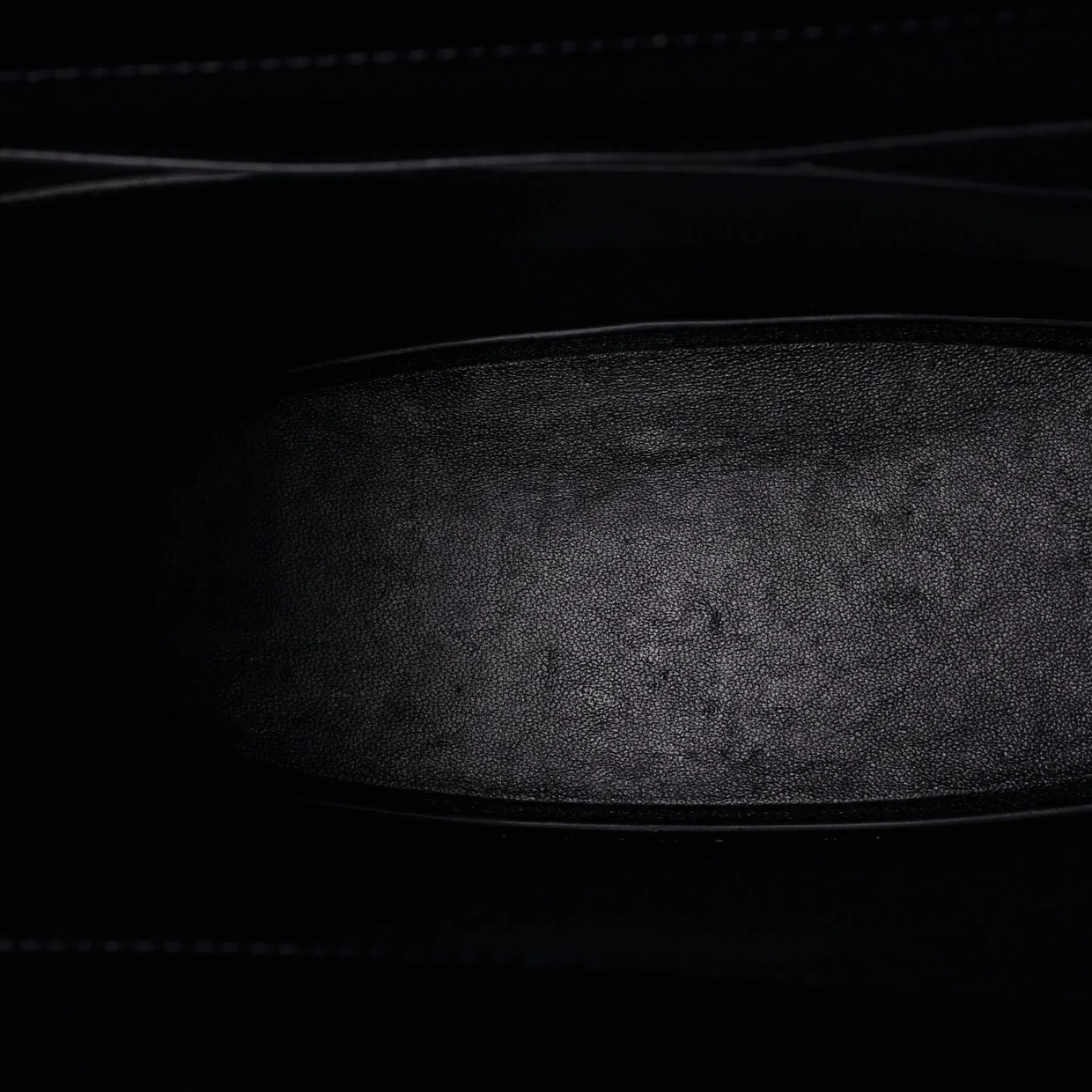 Wanda Top Handle Shoulder Bag Leather North South - Deep Luxury