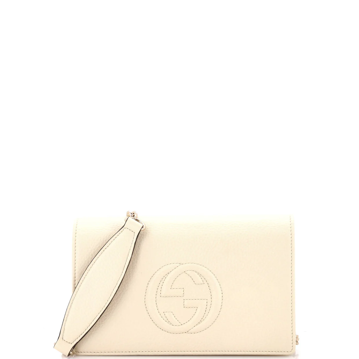 Soho Wallet on Chain Leather - Deep Luxury