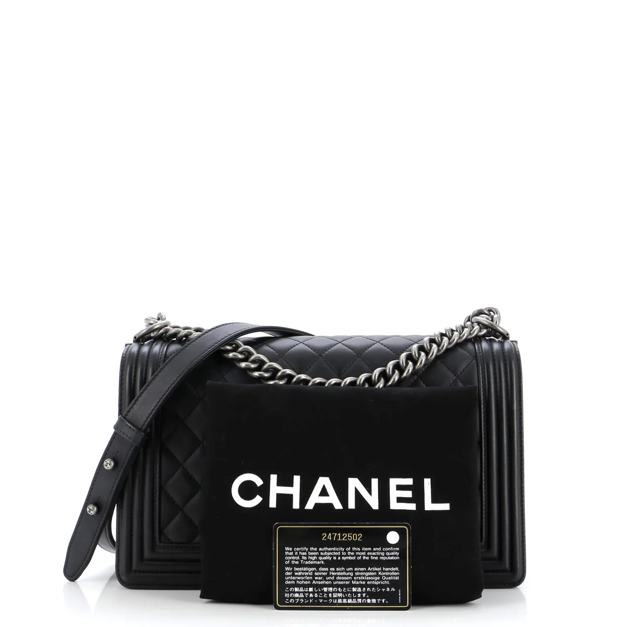 Boy Flap Bag Quilted Lambskin New Medium - Deep Luxury