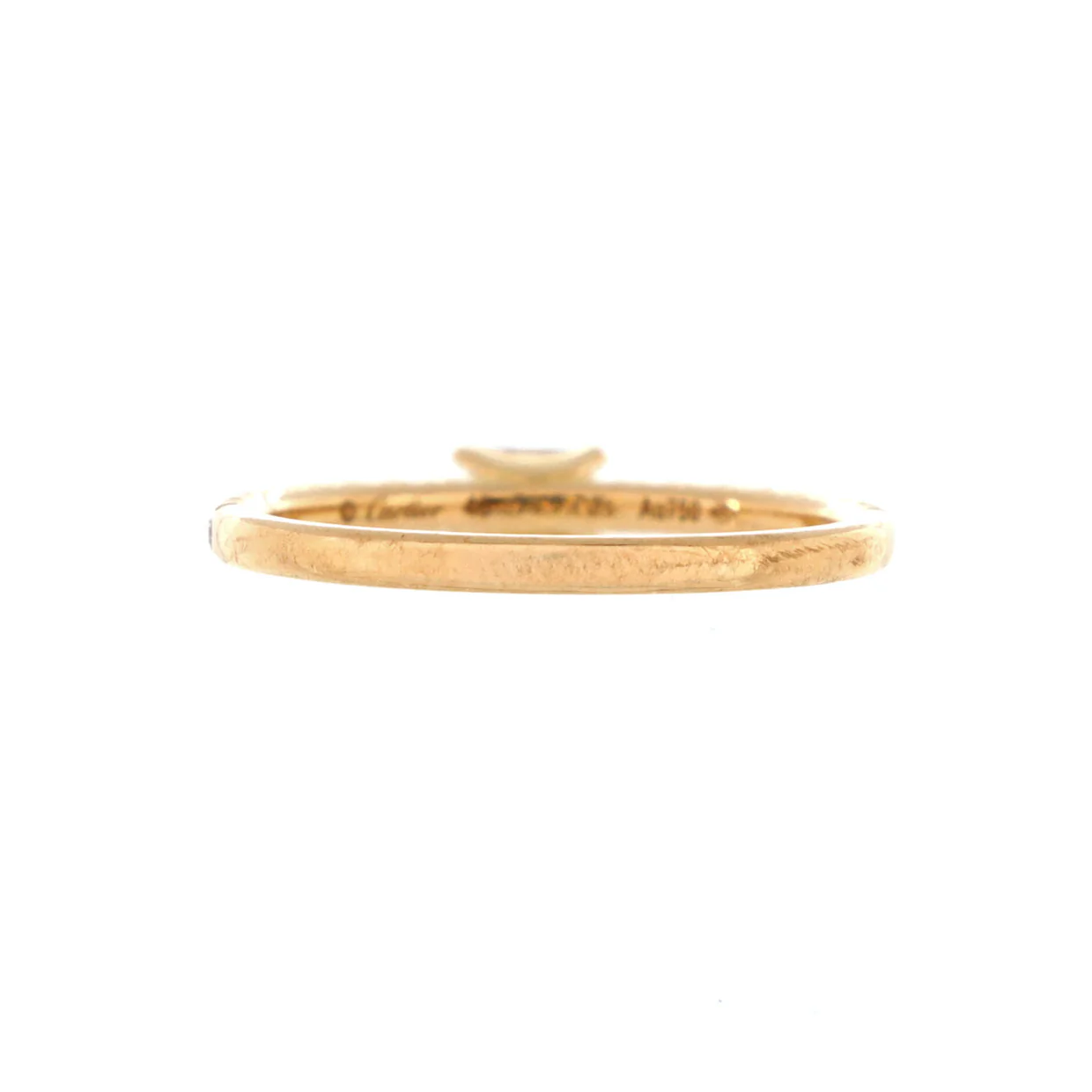 Etincelle de Cartier Ring 18K Yellow Gold with Princess Cut Diamond and Pave Diamonds - Deep Luxury