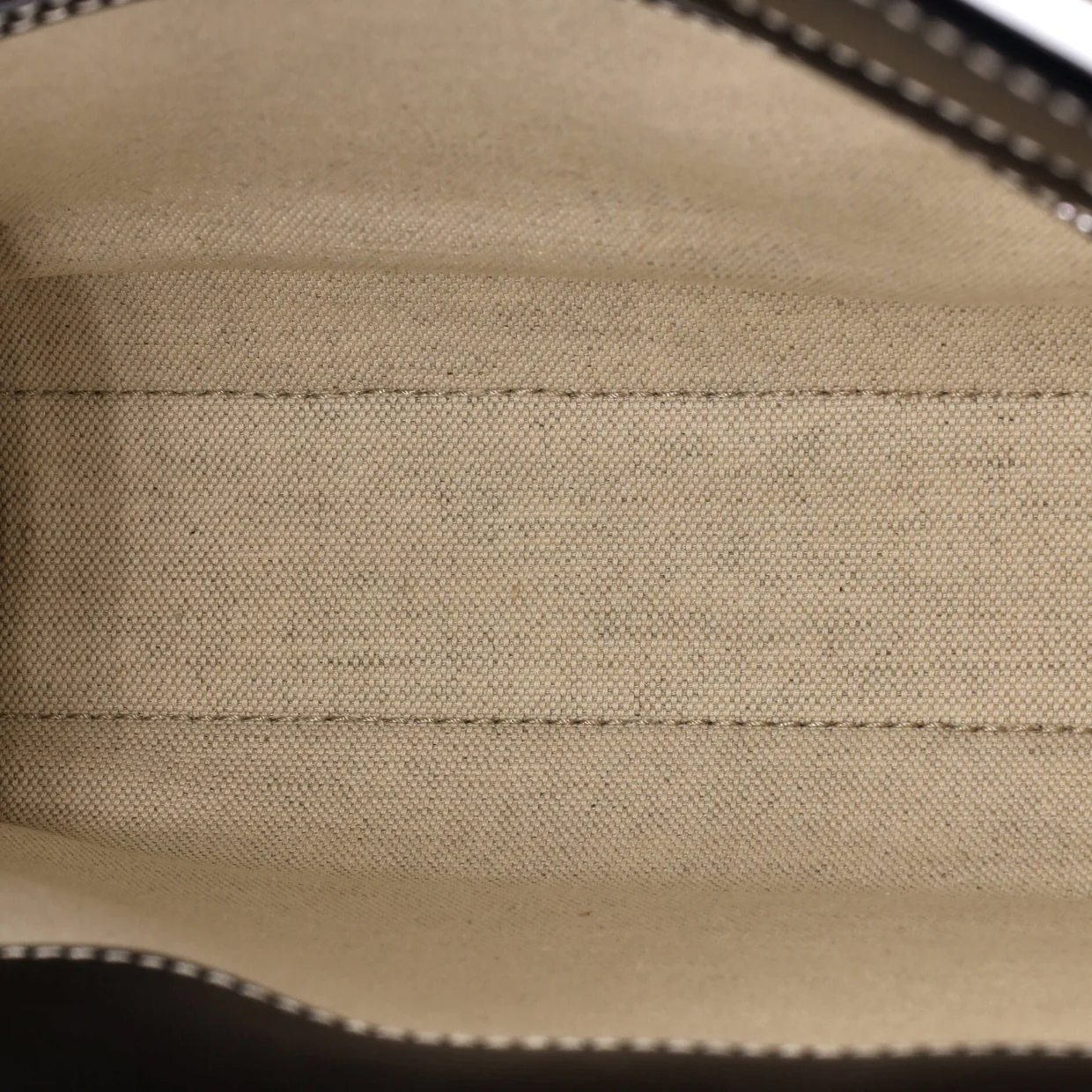 Pocket Tote Check Canvas with Leather Mini - Deep Luxury