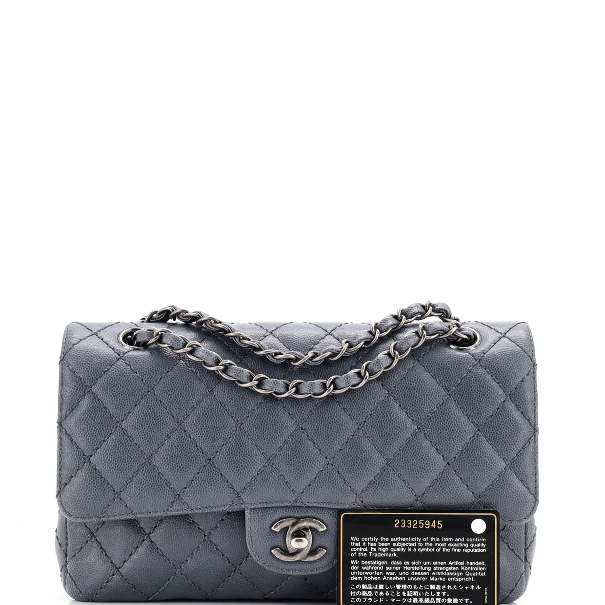 Classic Double Flap Bag Quilted Caviar Medium - Deep Luxury