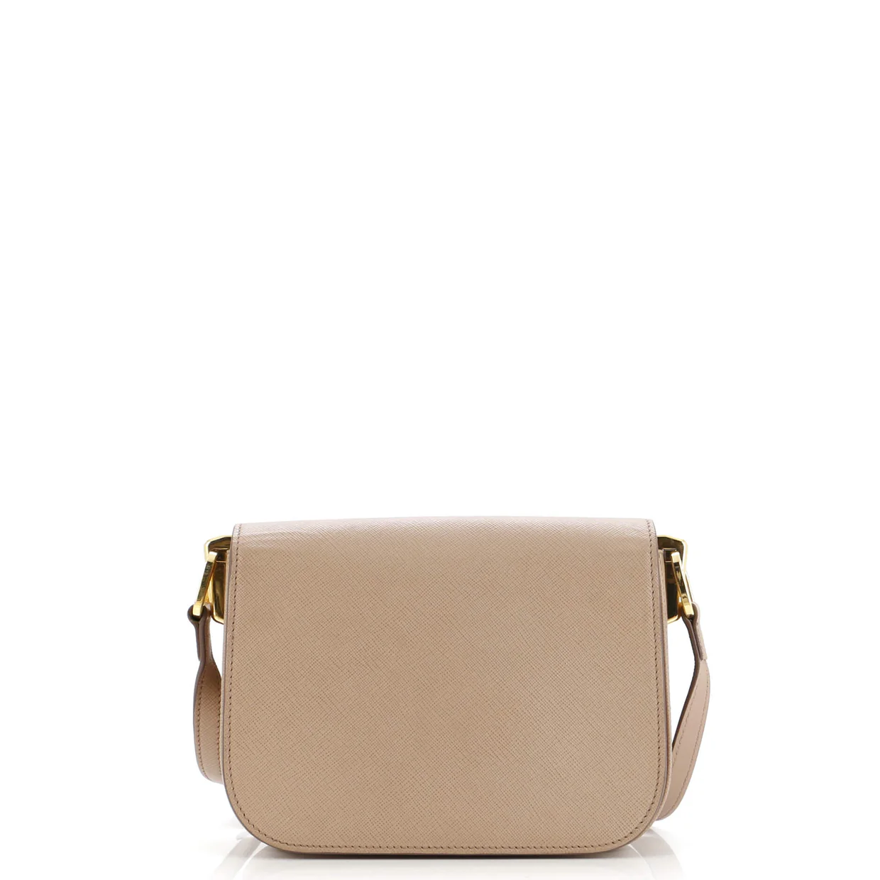 Embleme Flap Bag Saffiano Leather Small - Deep Luxury