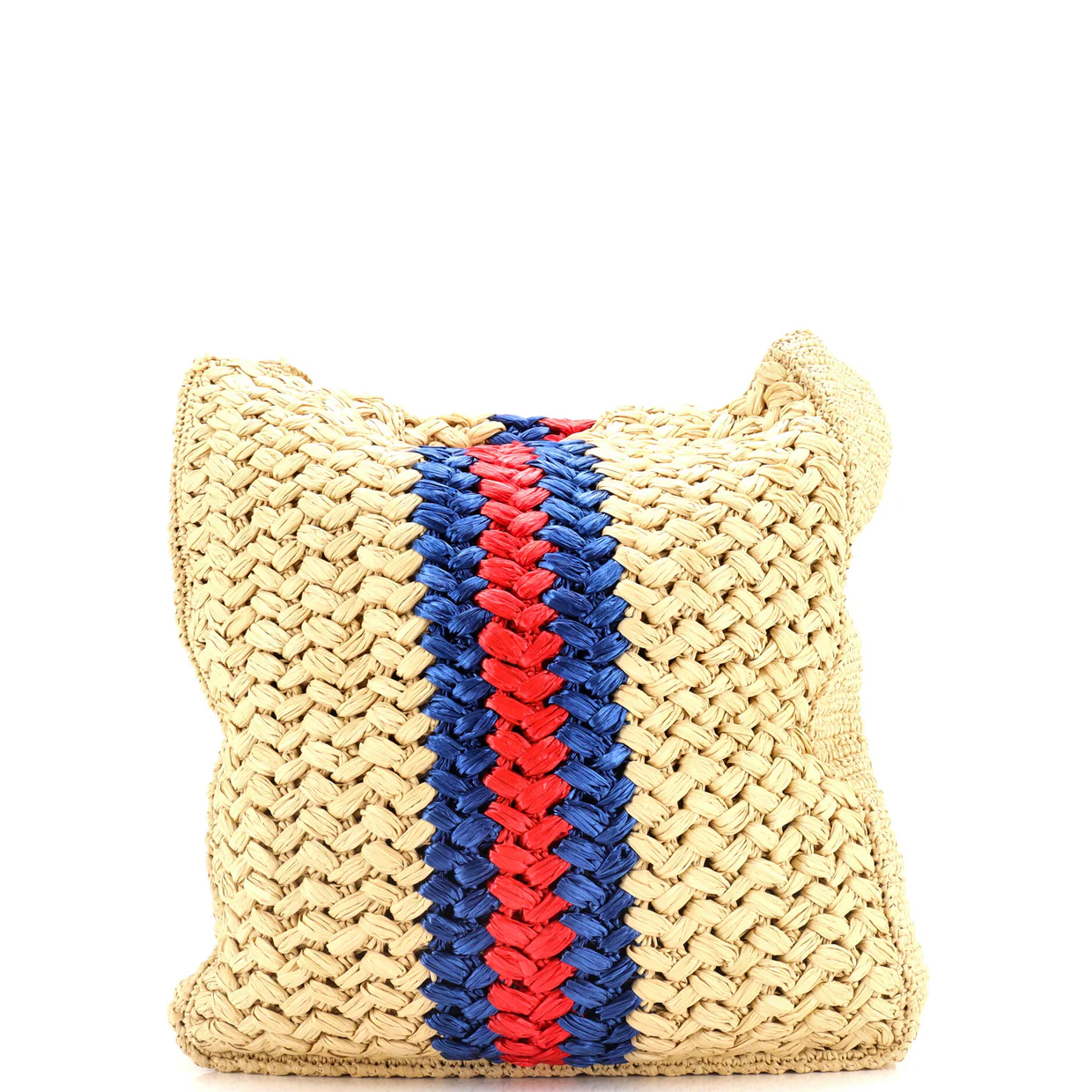 Blondie NM Open Tote Raffia Small - Deep Luxury