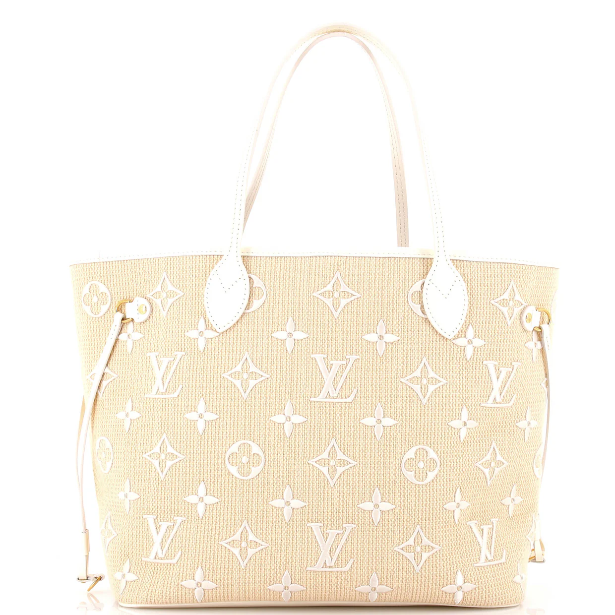 Neverfull NM Tote Monogram Giant Embroidered Cotton MM - Deep Luxury