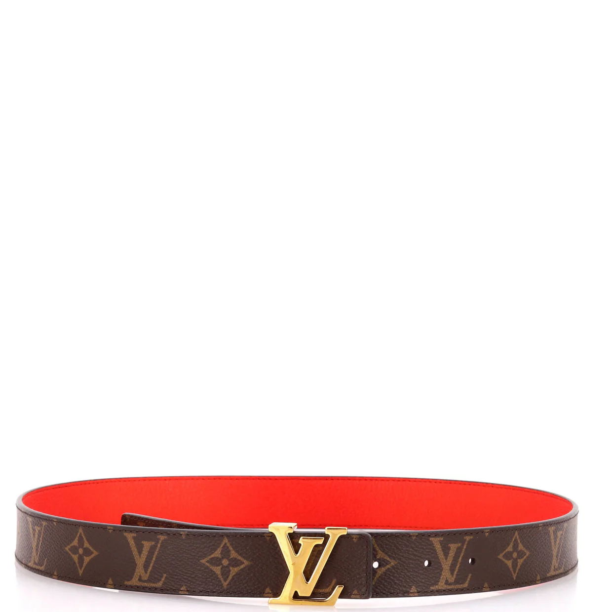LV Initiales Reversible Belt Monogram Canvas and Leather Thin - Deep Luxury