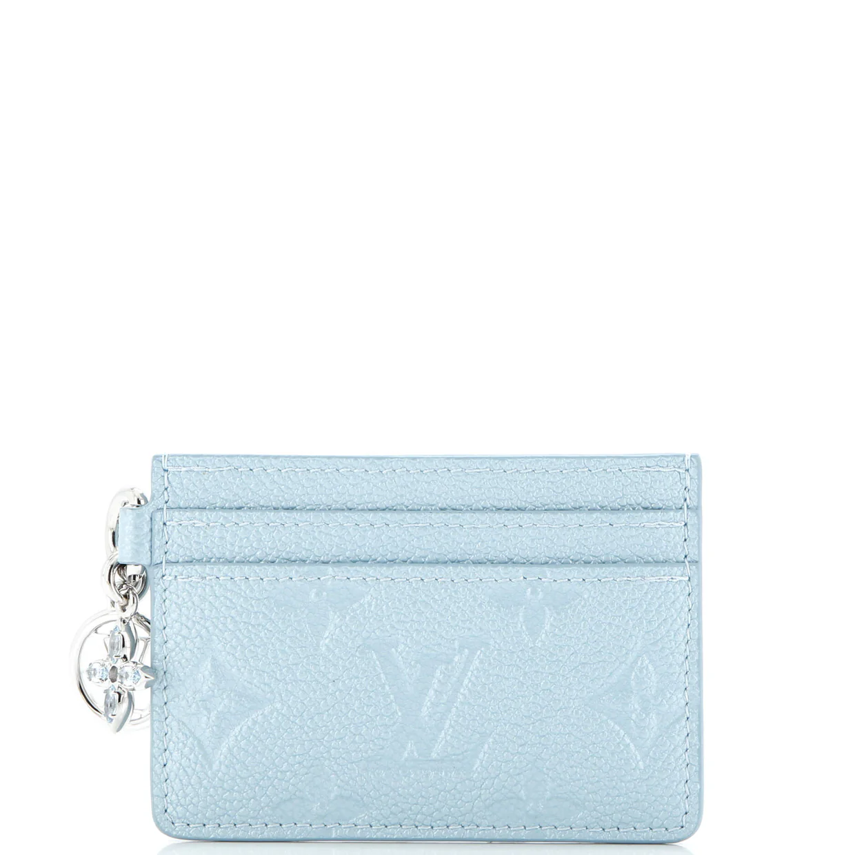LV Charms Card Holder Monogram Empreinte Leather - Deep Luxury