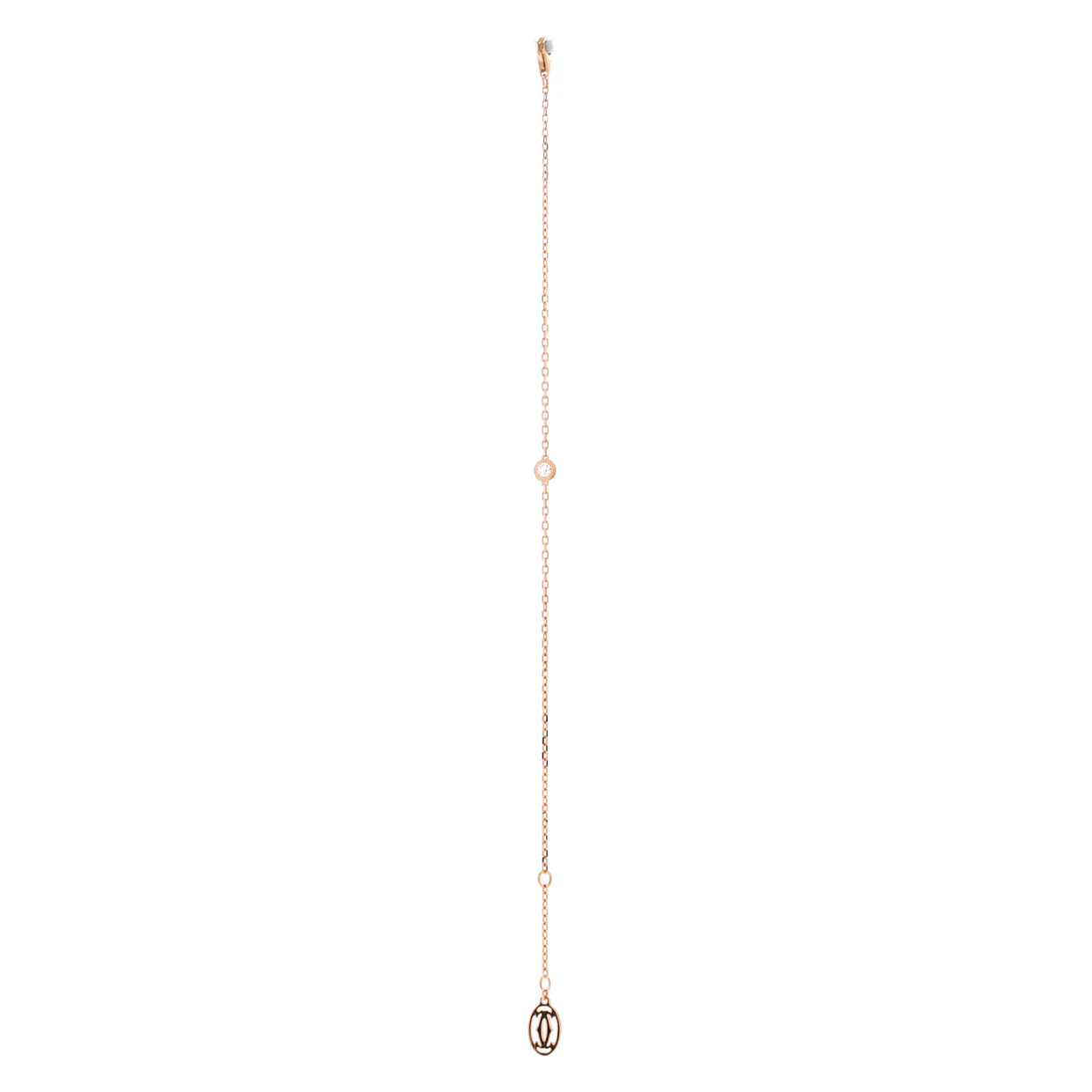 D'Amour Bracelet 18K Rose Gold and Diamond Small - Deep Luxury