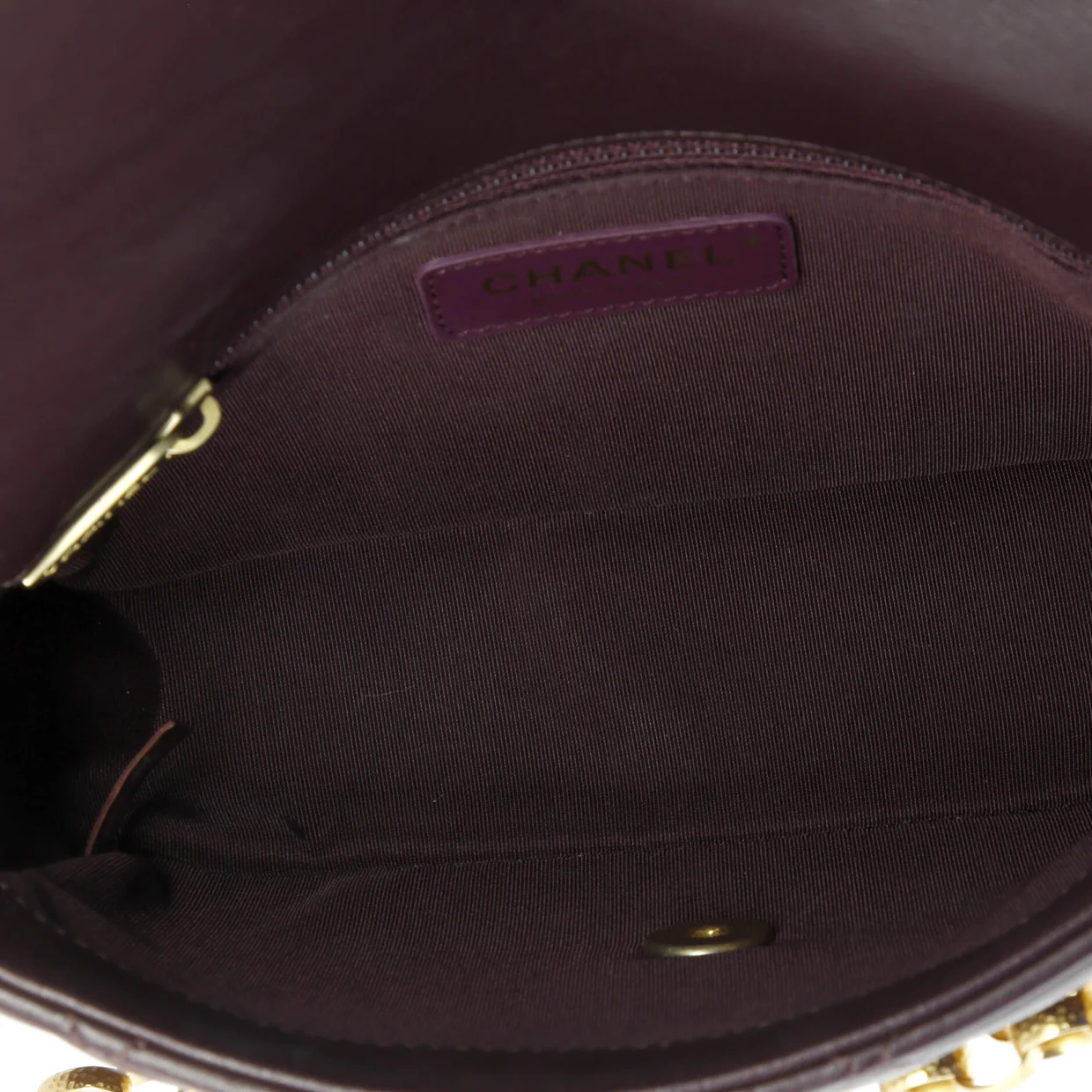 CC Coin Chain Flap Bag Quilted Lambskin Medium - Deep Luxury