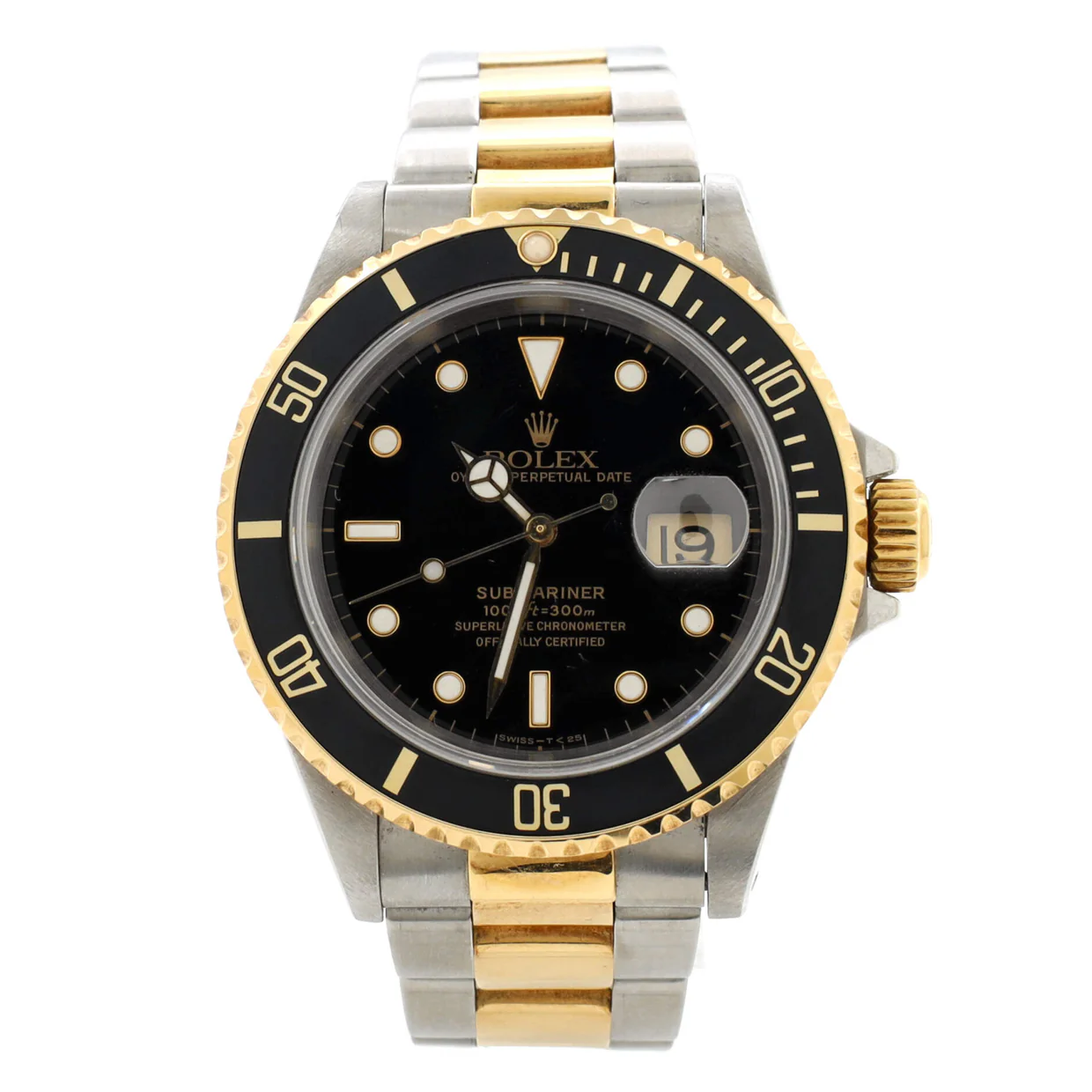 Oyster Perpetual Submariner Date Automatic Watch Stainless Steel with Yellow Gold 40 - Deep Luxury