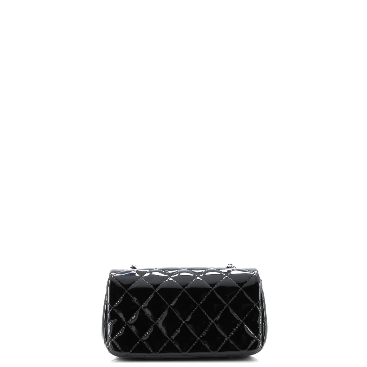 Classic Single Flap Bag Quilted Patent Extra Mini - Deep Luxury