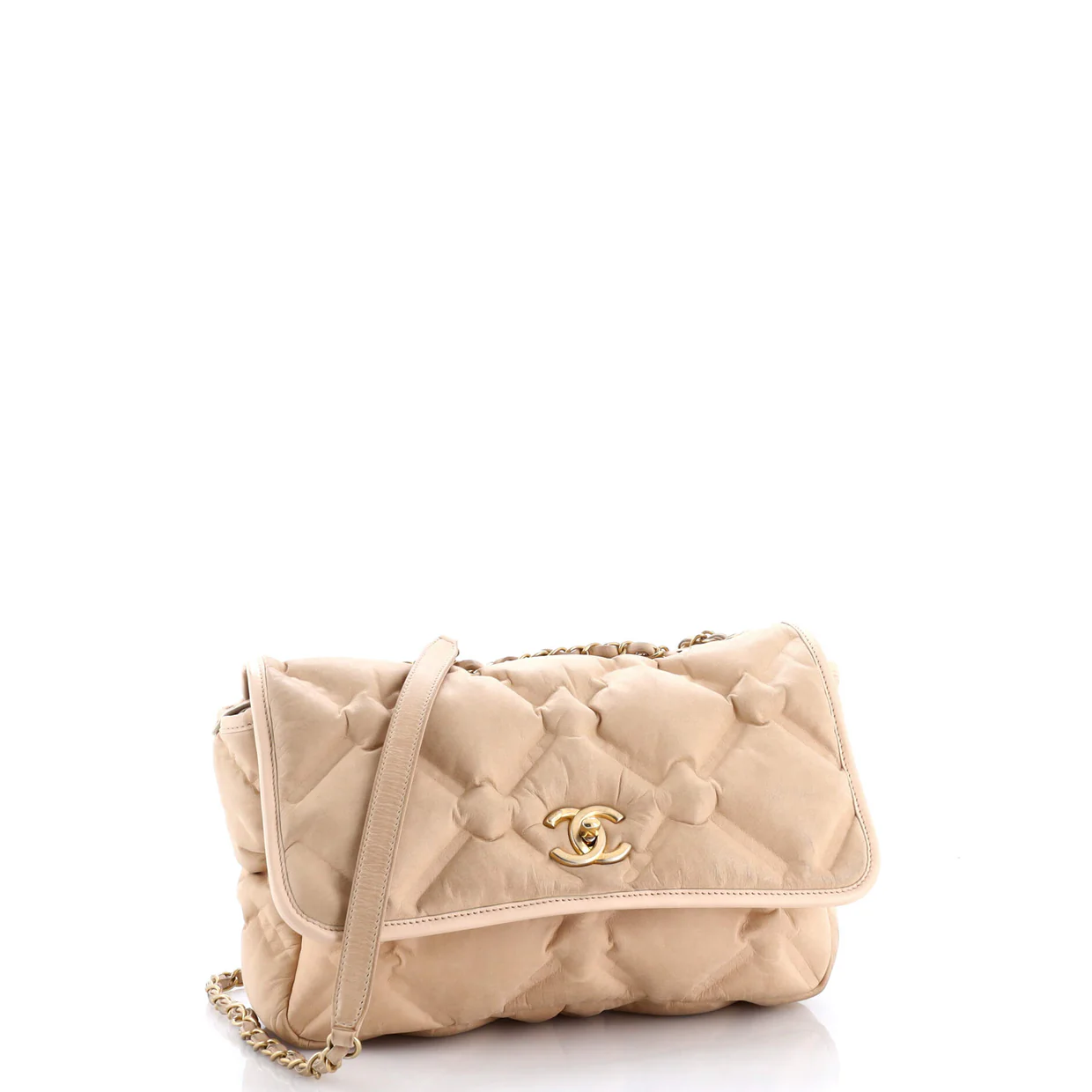 Chesterfield Flap Bag Quilted Calfskin Jumbo - Deep Luxury