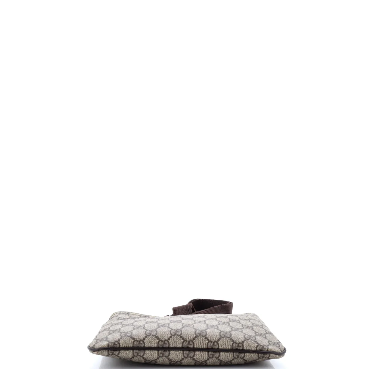 Zip Top Messenger Bag GG Coated Canvas Small - Deep Luxury