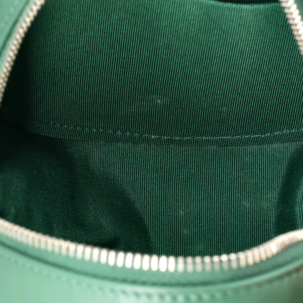 Round Clutch with Chain Quilted Lambskin Mini - Deep Luxury