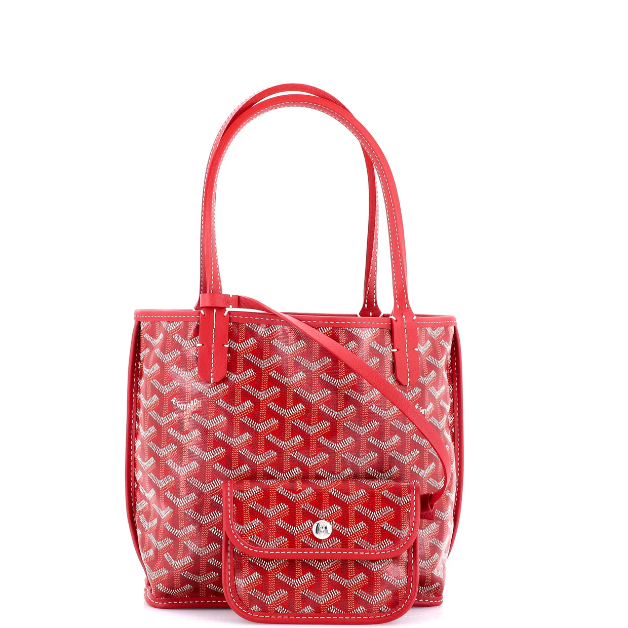 Anjou Reversible Tote Coated Canvas Mini - Deep Luxury