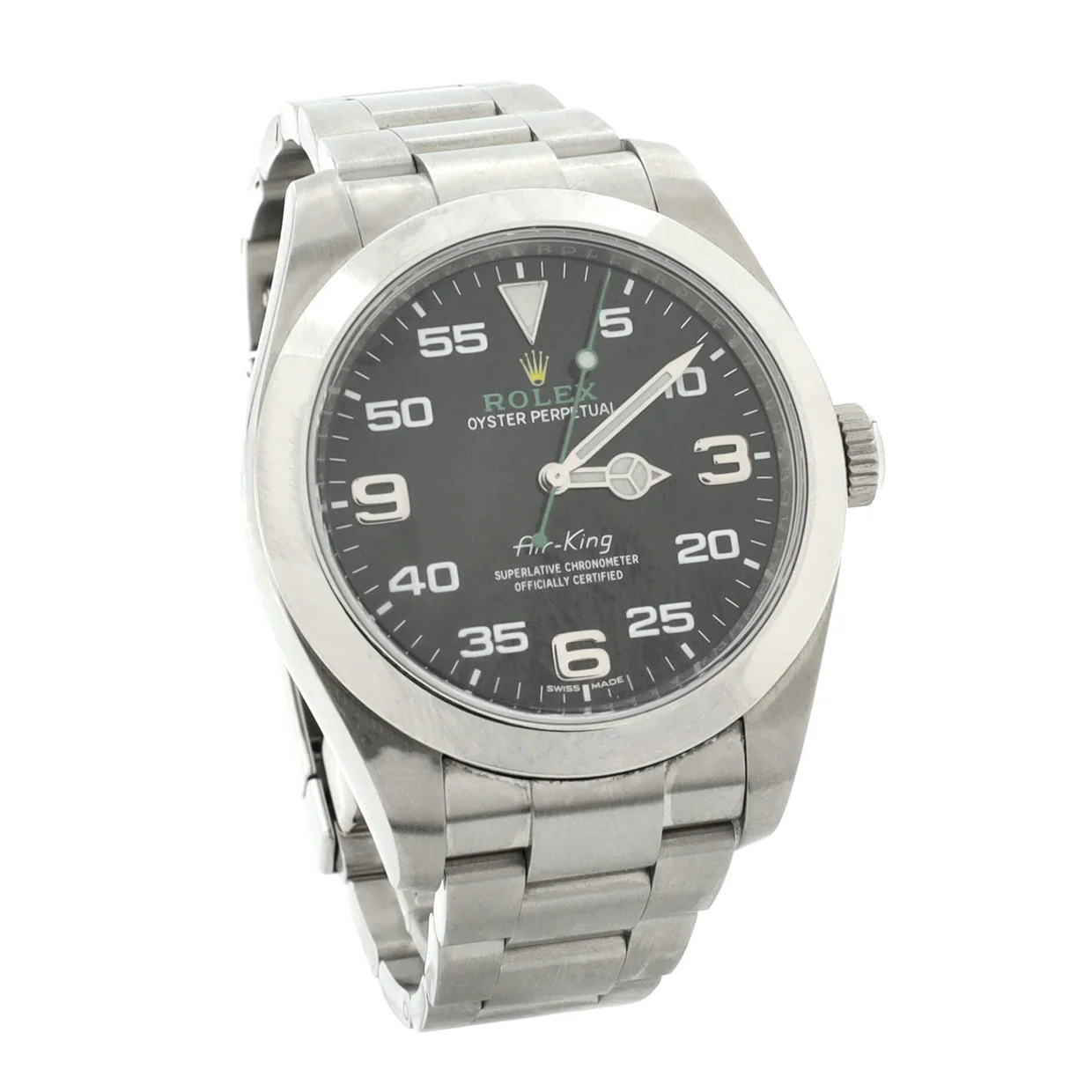 Oyster Perpetual Air King Chronometer Automatic Watch Stainless Steel 40 - Deep Luxury