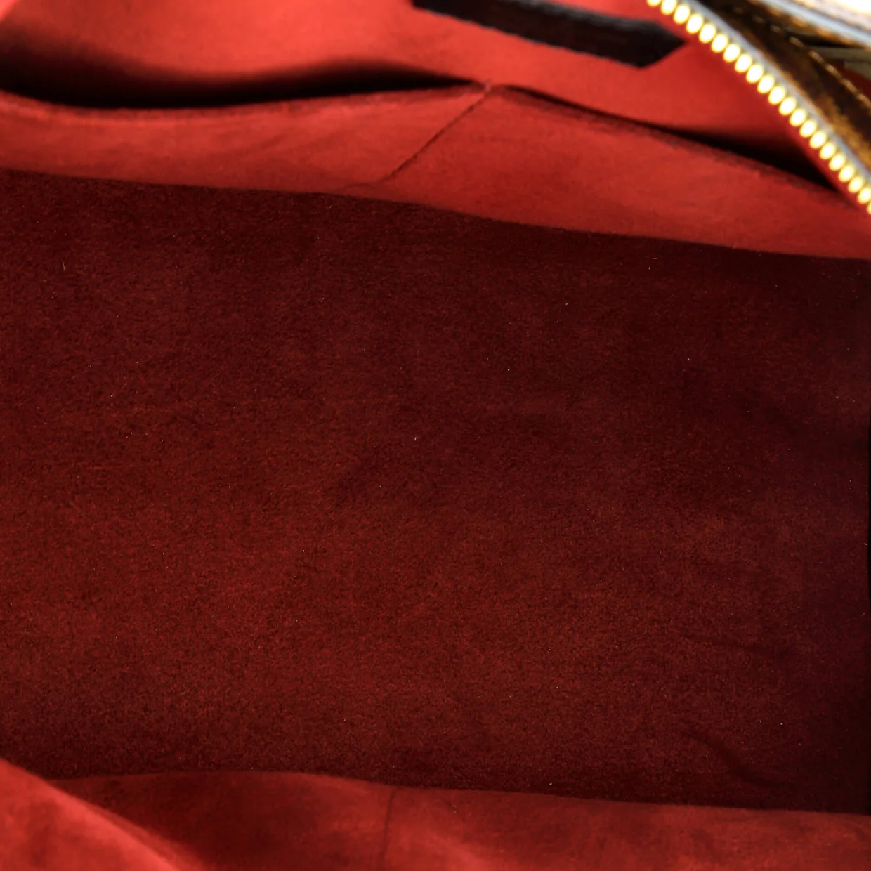 Normandy Handbag Damier with Shearling - Deep Luxury