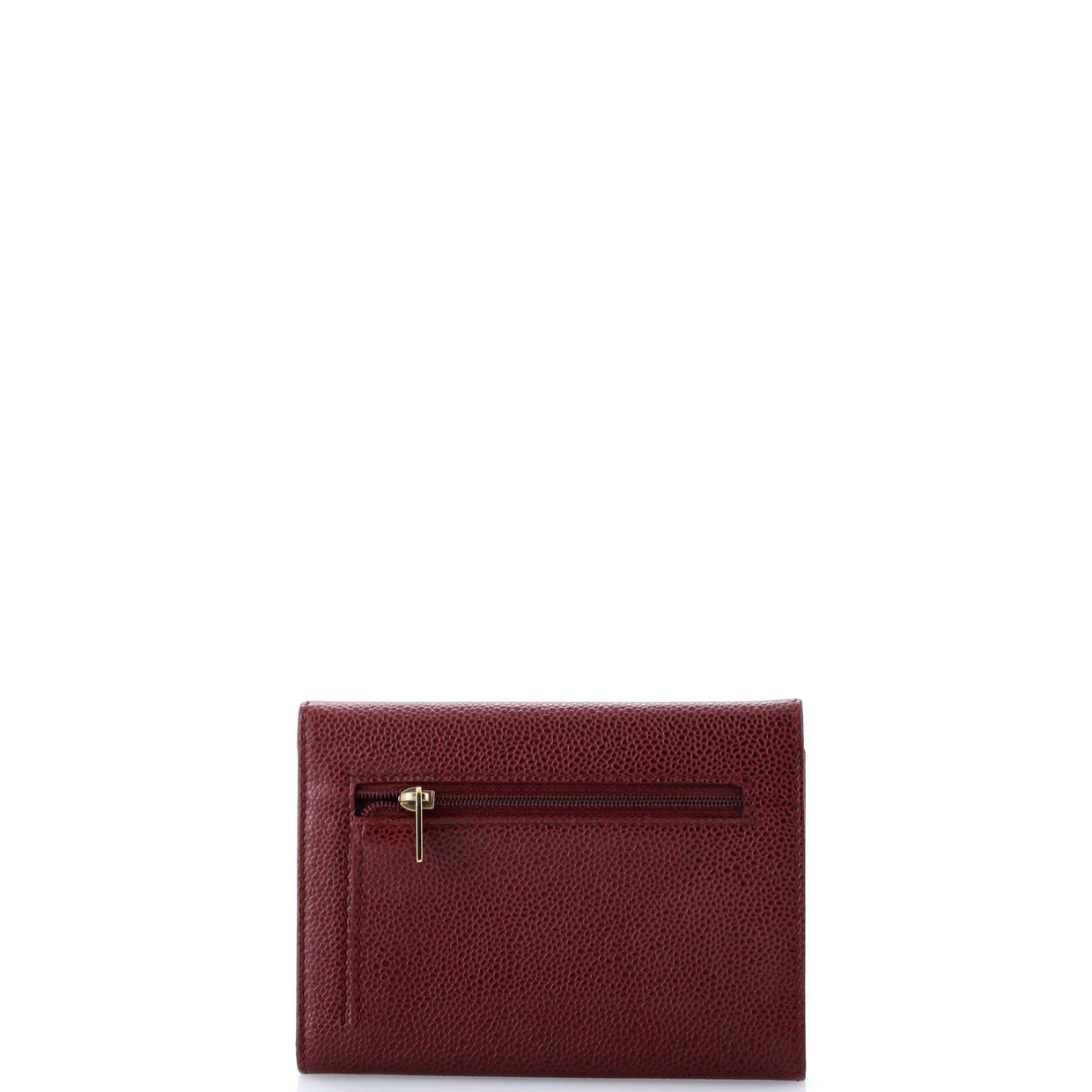 Trifold CC Wallet Caviar Long - Deep Luxury