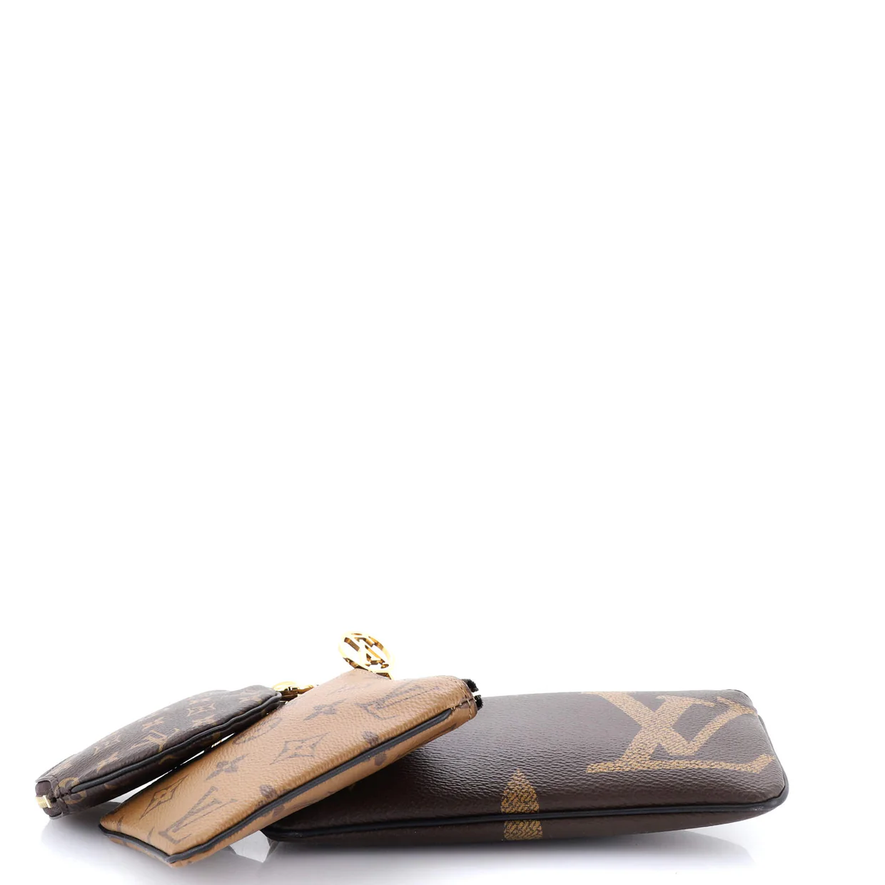 Trio Pouch Set Reverse Monogram Giant - Deep Luxury