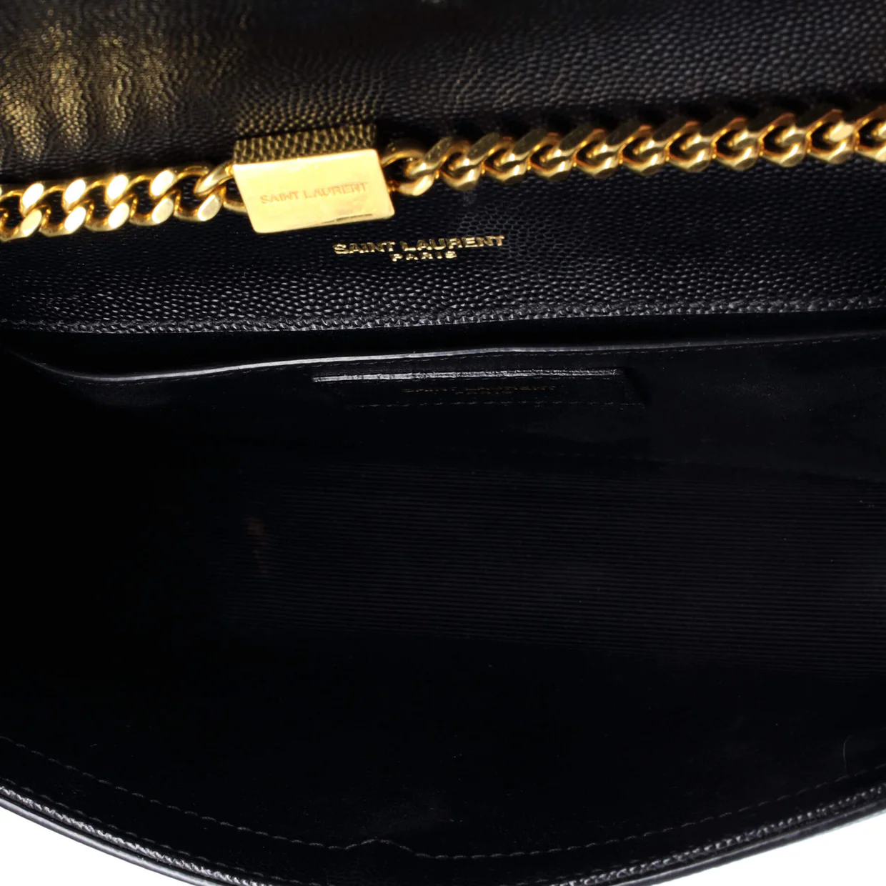 Classic Monogram Crossbody Bag Grainy Leather Small - Deep Luxury