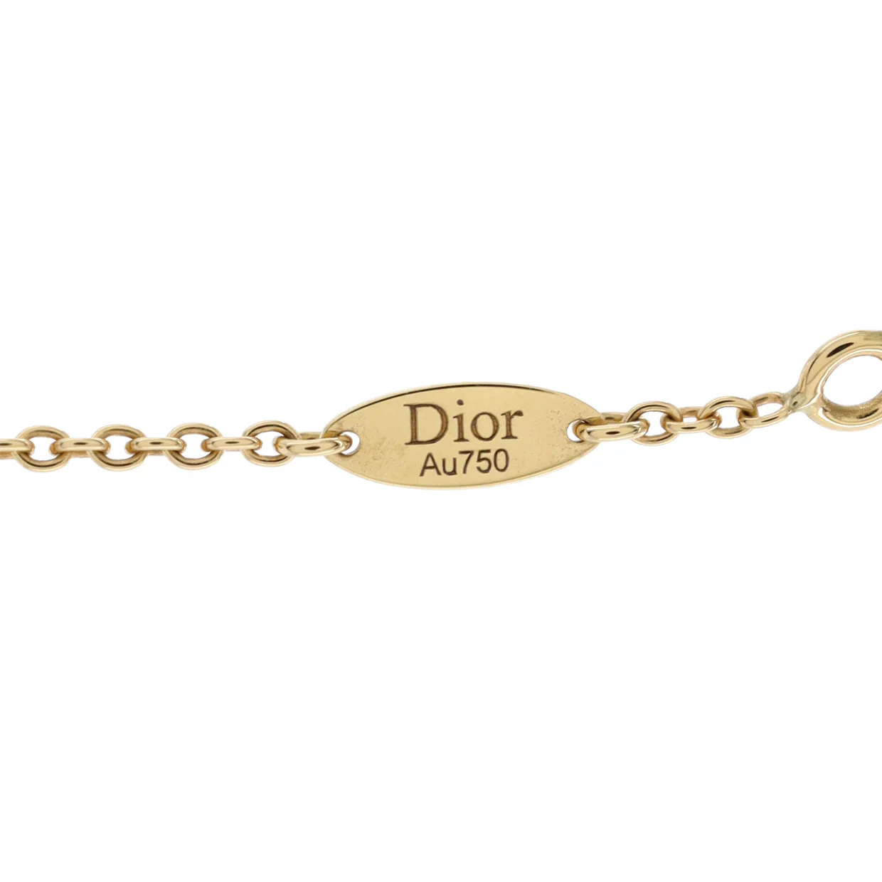 Rose des Vents Necklace 18K Yellow Gold with Diamond and Malachite 12mm - Deep Luxury